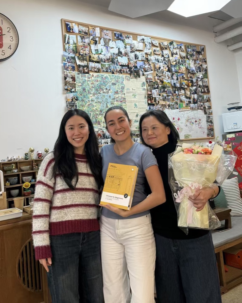 Mariana's last Mandarin class in China